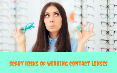 Scary Risks of Wearing Contact Lenses